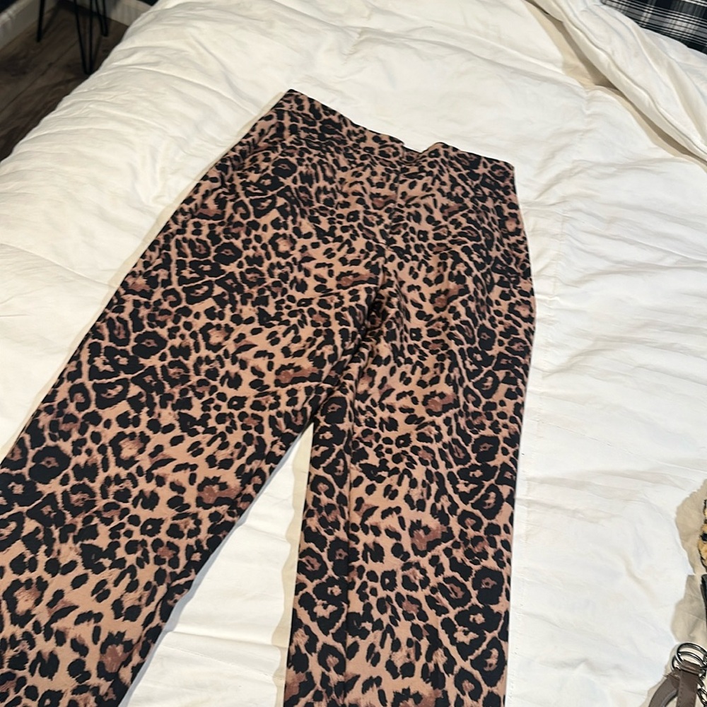 Zara Leopard Pants
